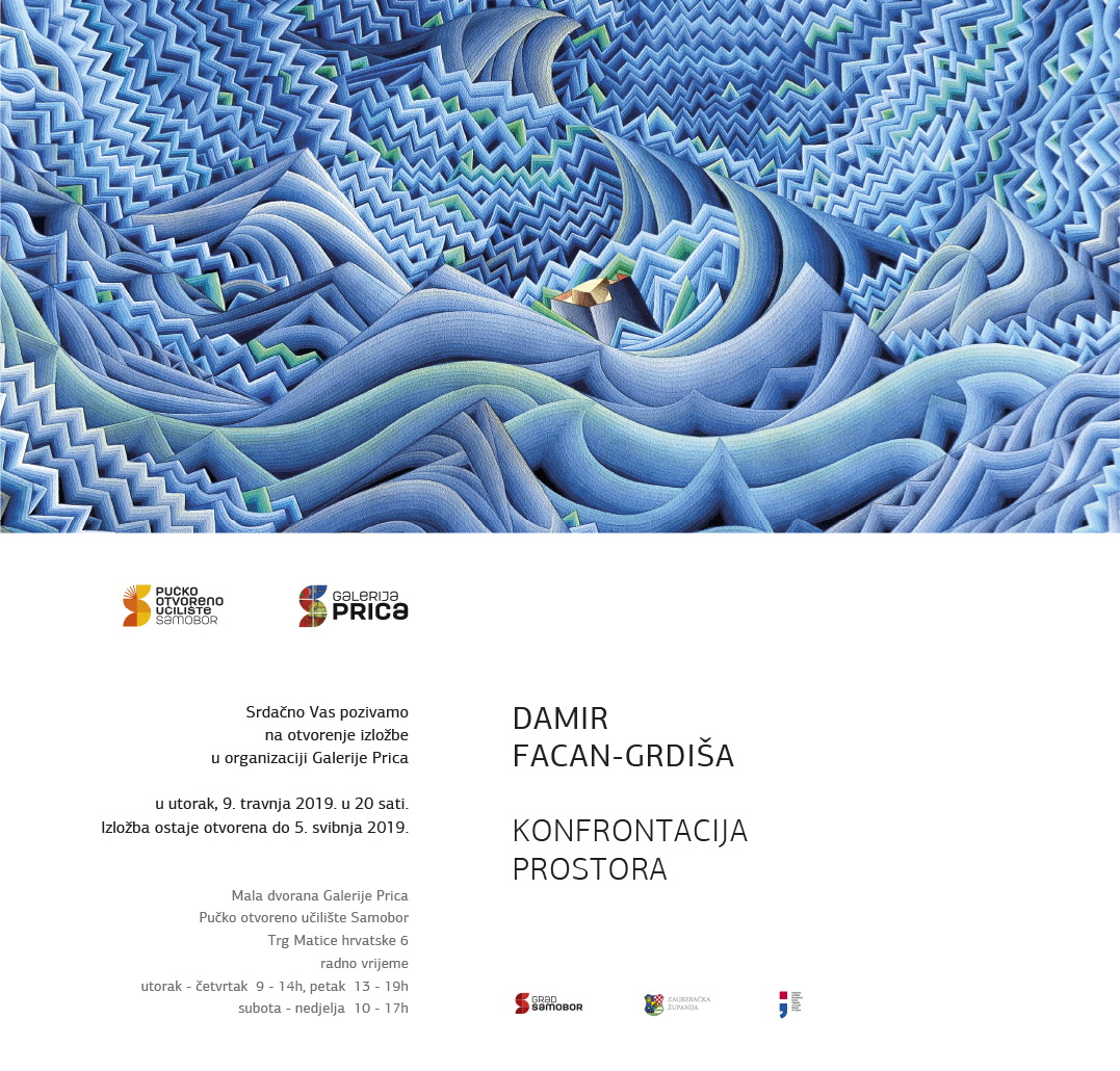 Najava izložbe: "Konfrontacija prostora" - Damir Facan-Grdiša