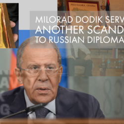 Milorad Dodik served another scandal to Russian diplomacy